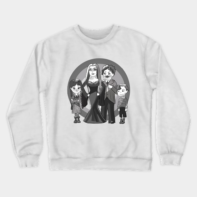 Addams family Crewneck Sweatshirt by JulietFrost